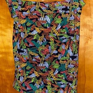 Lularoe Cassie pencil skirt 3x NWOT